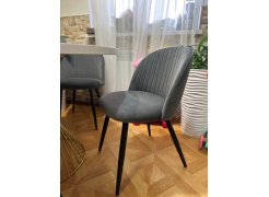 Стул на металлокаркасе Gabi blue / black фото покупателя 348