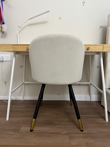 Стул на металлокаркасе Gabi gray / black фото покупателя 253