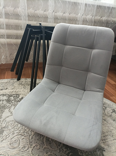 Стул на металлокаркасе Чилли зеленый / белый каркас фото покупателя 14