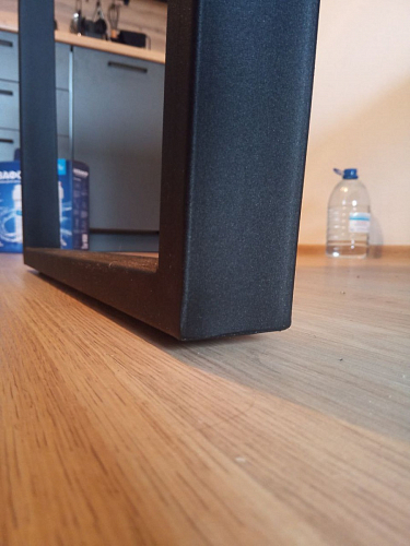 Деревянный стол Лота Лофт 120x75 дуб крафт табачный / черный матовый фото покупателя 154