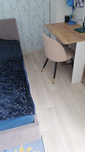 Стул на металлокаркасе Gabi 1 light blue / black / gold фото покупателя 56