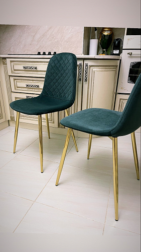 Стул на металлокаркасе Dabl 01 champagne / gold фото покупателя 206