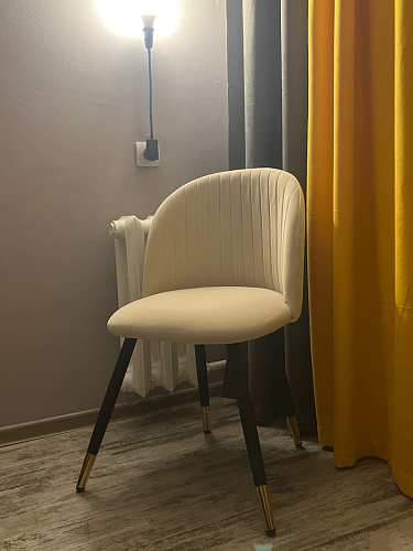 Стул на металлокаркасе Gabi gray / black фото покупателя 208