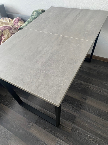 Деревянный стол Лота Лофт 120x75 дуб крафт табачный / черный матовый фото покупателя 838