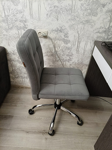 Компьютерное кресло Fiesta флок молочный 4 фото покупателя 23