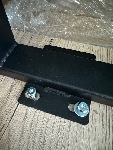 Стол Лота Лофт 120 25 мм дуб делано темный / черный матовый фото покупателя 469