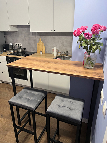 Барная стойка Дилан Лофт 120х60х110 бетон фото покупателя 188