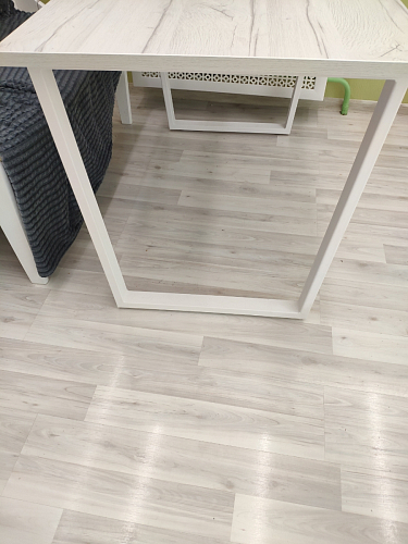 Деревянный стол Лота Лофт 120x75 дуб крафт табачный / черный матовый фото покупателя 370