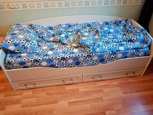 Односпальная кровать Колибри 80 х 190 см бодега фото покупателя 67