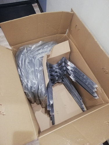 Стул на металлокаркасе Чилли К светло-серый велюр / черный каркас фото покупателя 360