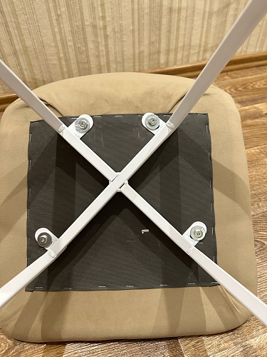 Стул на металлокаркасе Чилли бирюзовый / белый фото покупателя 132