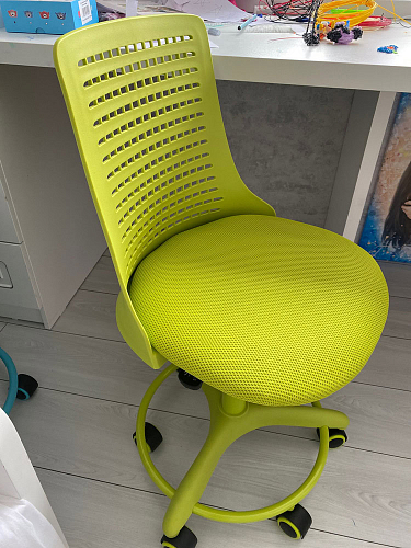 Компьютерное кресло Kiddy/Кидди розовое ткань (сетка) фото покупателя 32