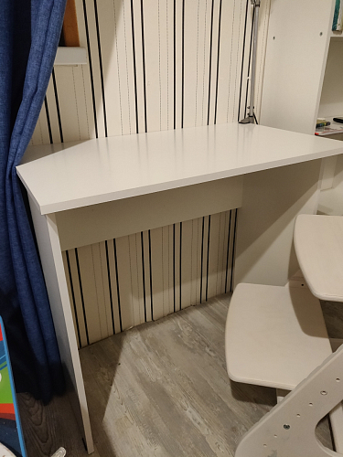 Стол письменный Kiwi белый  - Уцененный экземпляр фото покупателя 9