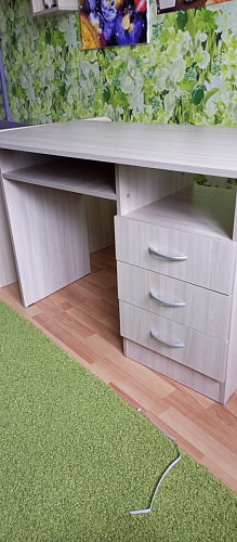 Стол письменный Бриз МДФ волна лайм / ясень светлый фото покупателя 141