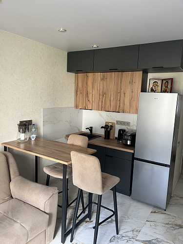 Барная стойка Дилан Лофт 120х40х90 бетон светлый фото покупателя 212