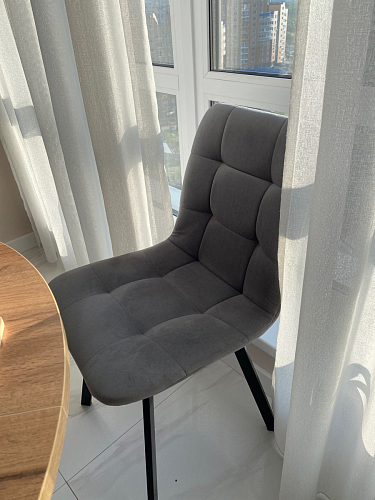 Стул на металлокаркасе Чилли К кирпичный / черный фото покупателя 366