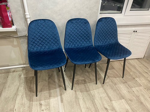 Стул на металлокаркасе Capri dark beige / white фото покупателя 33