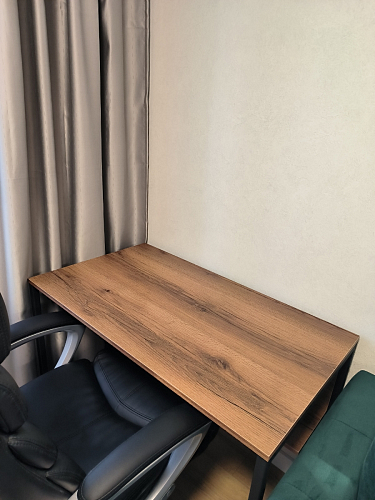 Письменный стол Клер Лофт дуб вотан / черный матовый фото покупателя 32