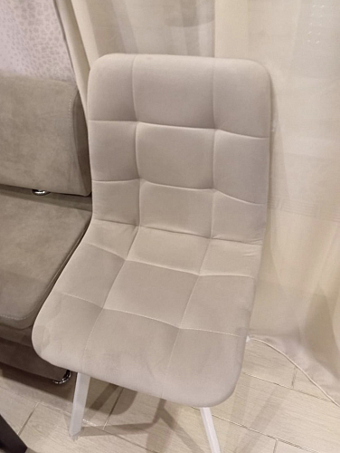 Стул на металлокаркасе Чилли зеленый / белый каркас фото покупателя 293