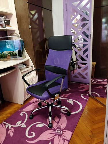 Компьютерное кресло Arano 1 black / chrome фото покупателя 14