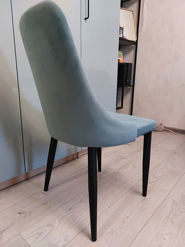 Стул на металлокаркасе Kora green / black фото покупателя 107