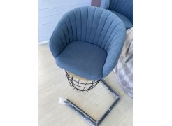 Стул на металлокаркасе Моншау velutto 05 / черный фото покупателя 1