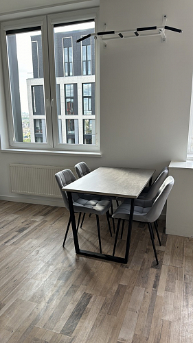 Стол раскладной Лота Лофт 120 25 мм юта / черный матовый фото покупателя 535