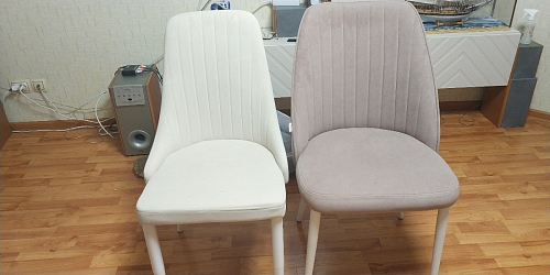 Стул на металлокаркасе Kora white / gray фото покупателя 325