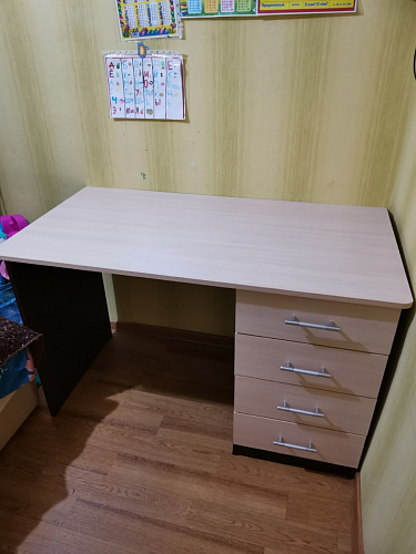 Стол письменный СП4 венге / дуб молочный фото покупателя 15