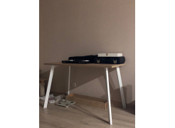 Стол Тринити Лофт 120 32 мм бетон / черный матовый фото покупателя 67