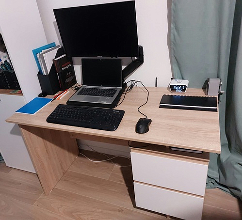 Письменный стол СПМ-19 Белый фото покупателя 1