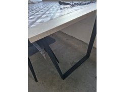 Стол Лота Лофт 140 25 мм черный матовый / бетон фото покупателя 899