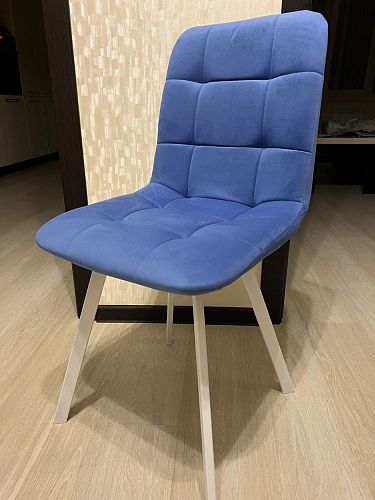 Стул на металлокаркасе Чилли К кирпичный / черный фото покупателя 33