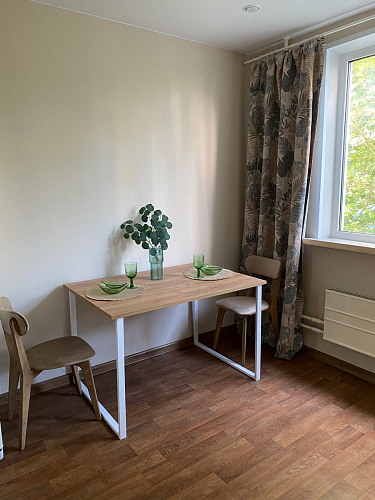 Деревянный стол Лота Лофт 140х80 черный матовый / бетон светлый фото покупателя 772