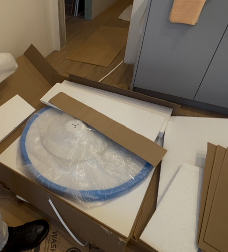 Стол Тулип 90х73 дуб вотан / белый фото покупателя 78