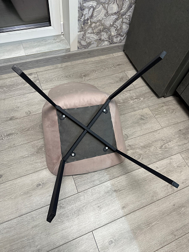 Стул на металлокаркасе Челси бежевый / белый каркас фото покупателя 129