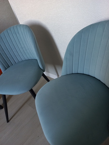 Стул на металлокаркасе Gabi wine red / black фото покупателя 403