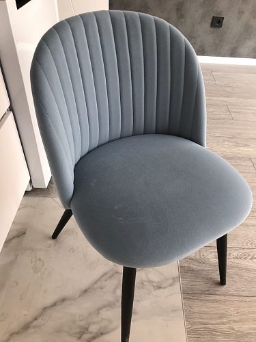 Стул на металлокаркасе Gabi green / black / silver фото покупателя 168