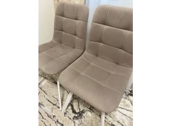 Стул на металлокаркасе Чилли синяя ткань / белый фото покупателя 329