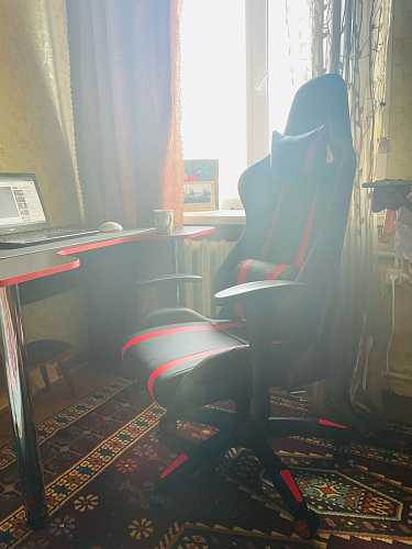 Компьютерное кресло Blok light blue / black фото покупателя 13