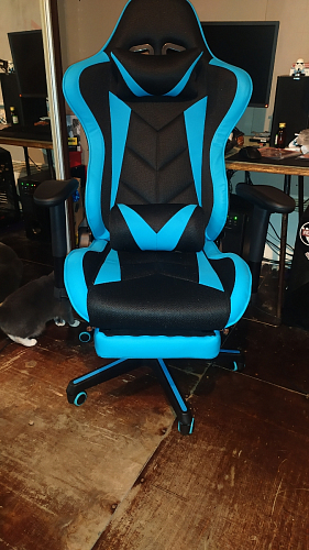 Компьютерное кресло Kano 1 light blue / black фото покупателя 208