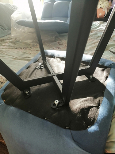 Стул на металлокаркасе Чилли бежевый / белый каркас фото покупателя 735