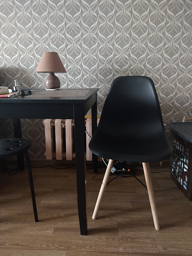 Пластиковый стул Eames PC-015 желтый фото покупателя 458