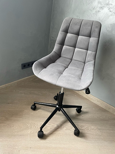 Компьютерное кресло Честер голубой (velutto 47 ) / черный фото покупателя 20