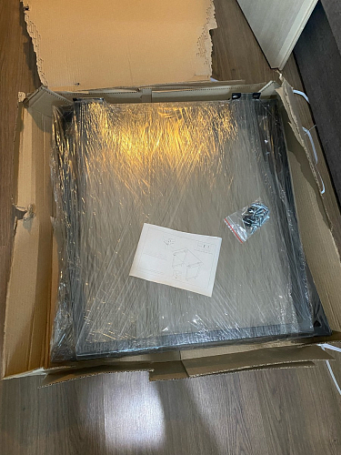 Стол раскладной Лота Лофт 120 25 мм юта / черный матовый фото покупателя 12