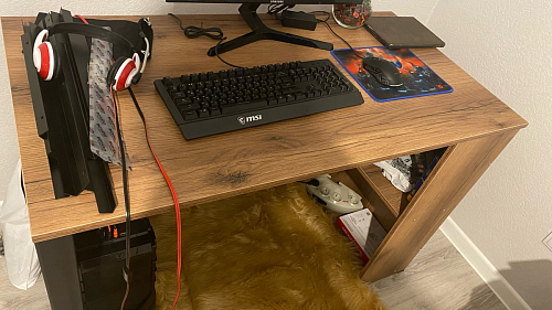 Письменный стол Битти Лофт 116х60х75 креатель / черный матовый фото покупателя 80