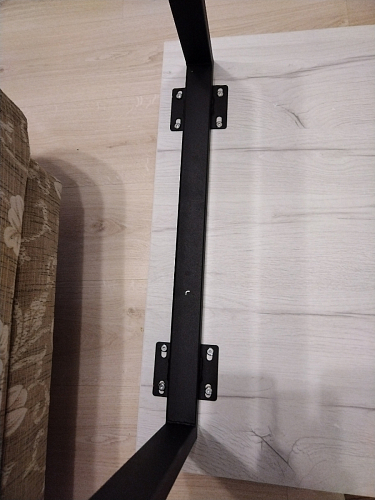 Стол раскладной Лота Лофт 120 25 мм юта / черный матовый фото покупателя 526