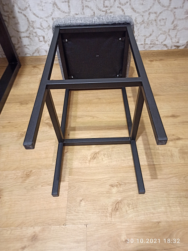 Барный стул Лофт катания минт / белый матовый фото покупателя 190