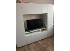 Готовая гостиная Румба белый / белый глянец  - Уцененный экземпляр фото покупателя 131