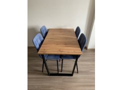 Стол Лота Лофт 140 25 мм юта / белый матовый фото покупателя 563